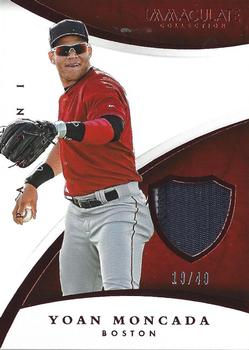 2015 Panini Immaculate Collection - Immaculate Swatches Prime #69 Yoan Moncada Front