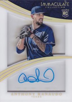2015 Panini Immaculate Collection - Shadowbox Signatures Holo Gold #33 Anthony Ranaudo Front