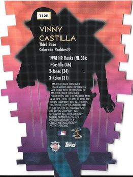 1999 Stadium Club - Triumvirate Luminescent #T12B Vinny Castilla  Back