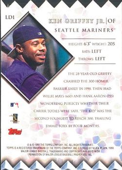 1999 Topps - Lords of the Diamond #LD1 Ken Griffey Jr. Back