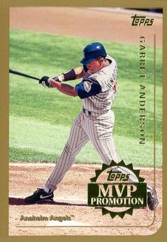 1999 Topps - MVP Promotion #NNO Garret Anderson Front