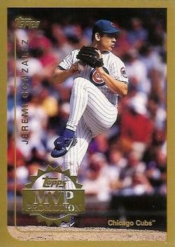 1999 Topps - MVP Promotion #NNO Jeremi Gonzalez Front