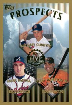 1999 Topps - MVP Promotion #NNO Michael Cuddyer / Mark DeRosa / Jerry Hairston Jr. Front