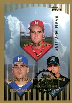 1999 Topps - MVP Promotion #NNO Adam Kennedy / Mickey Lopez / Jackie Rexrode Front
