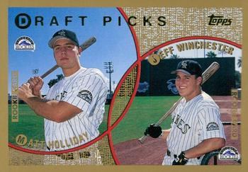 1999 Topps - MVP Promotion #NNO Matt Holliday / Jeff Winchester Front