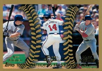 1999 Topps - MVP Promotion #NNO Jeff Bagwell / Andres Galarraga / Mark McGwire Front