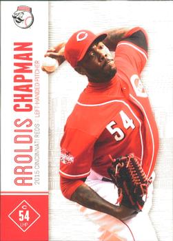 2015 Kahn's Cincinnati Reds #NNO Aroldis Chapman Front