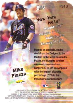 1999 Topps - Power Brokers #PB10 Mike Piazza Back