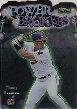 1999 Topps - Power Brokers #PB18 Manny Ramirez Front