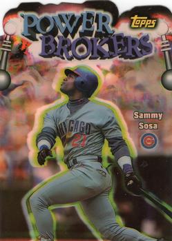 1999 Topps - Power Brokers Refractors #PB4 Sammy Sosa Front