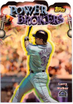 1999 Topps - Power Brokers Refractors #PB15 Larry Walker Front