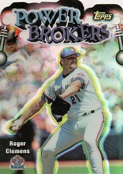 1999 Topps - Power Brokers Refractors #PB19 Roger Clemens Front