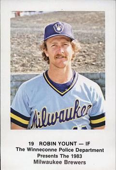 1983 Milwaukee Brewers Police - Winneconne Police Department #NNO Robin Yount Front