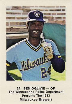 1983 Milwaukee Brewers Police - Winneconne Police Department #NNO Ben Oglivie Front