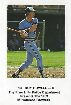 1983 Milwaukee Brewers Police - River Hills Police Department #NNO Roy Howell Front