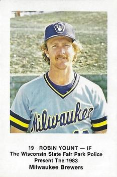 1983 Milwaukee Brewers Police - Wisconsin State Fair Park Police #NNO Robin Yount Front