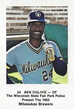 1983 Milwaukee Brewers Police - Wisconsin State Fair Park Police #NNO Ben Oglivie Front
