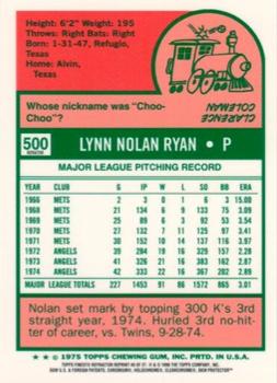 1999 Topps - Nolan Ryan Commemorative Reprints Finest Refractor #8 Nolan Ryan Back