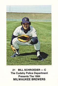 1984 Milwaukee Brewers Police - Cudahy Police Department #NNO Bill Schroeder Front