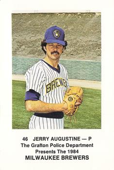1984 Milwaukee Brewers Police - Grafton Police Department #NNO Jerry Augustine Front