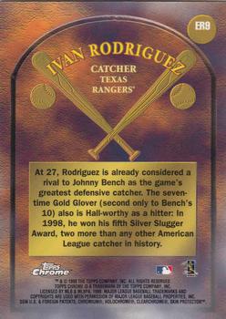 1999 Topps Chrome - Early Road to the Hall #ER9 Ivan Rodriguez  Back
