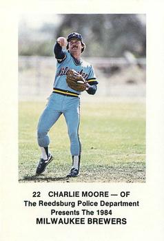 1984 Milwaukee Brewers Police - Reedsburg Police Department #NNO Charlie Moore Front