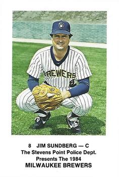 1984 Milwaukee Brewers Police - Stevens Point Police Department #NNO Jim Sundberg Front