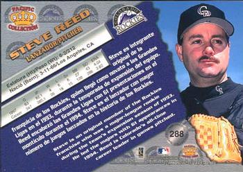 1998 Pacific #288 Steve Reed Back
