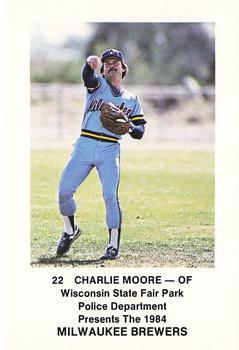 1984 Milwaukee Brewers Police - Wisconsin State Fair Park Police Department #NNO Charlie Moore Front