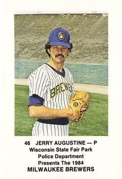 1984 Milwaukee Brewers Police - Wisconsin State Fair Park Police Department #NNO Jerry Augustine Front