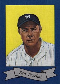 1984 Galasso 1927 Yankees #8 Ben Paschal Front