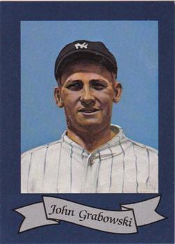 1984 Galasso 1927 Yankees #9 John Grabowski Front