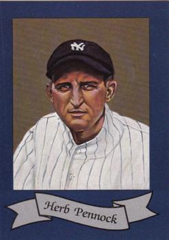 1984 Galasso 1927 Yankees #11 Herb Pennock Front