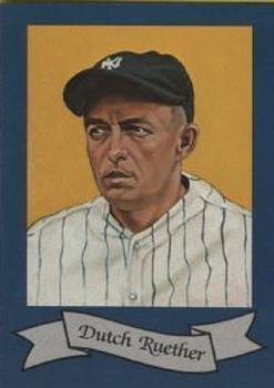 1984 Galasso 1927 Yankees #26 Dutch Ruether Front