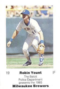 1985 Milwaukee Brewers Police - Beloit Police Department #NNO Robin Yount Front