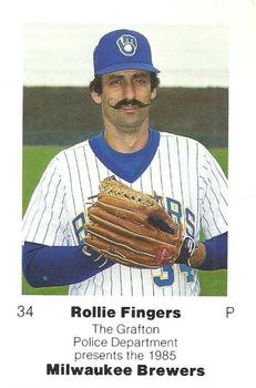 1985 Milwaukee Brewers Police - Grafton Police Department #NNO Rollie Fingers Front