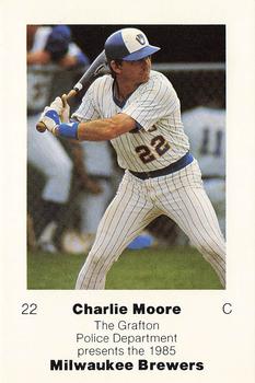 1985 Milwaukee Brewers Police - Grafton Police Department #NNO Charlie Moore Front