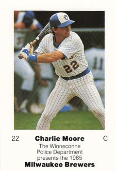 1985 Milwaukee Brewers Police - Winneconne Police Department #NNO Charlie Moore Front