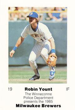 1985 Milwaukee Brewers Police - Winneconne Police Department #NNO Robin Yount Front