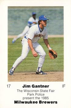 1985 Milwaukee Brewers Police - Wisconsin State Fair Park Police #NNO Jim Gantner Front