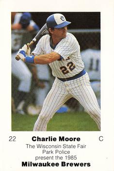 1985 Milwaukee Brewers Police - Wisconsin State Fair Park Police #NNO Charlie Moore Front