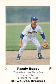 1985 Milwaukee Brewers Police - Wisconsin State Fair Park Police #NNO Randy Ready Front
