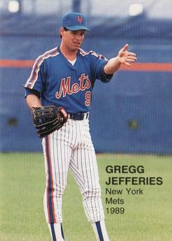 1989 Singles Superstars (unlicensed) #4 Gregg Jefferies Front