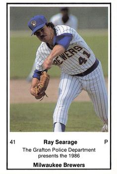 1986 Milwaukee Brewers Police - Grafton Police Department #NNO Ray Searage Front