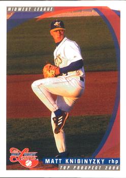 2006 Grandstand Midwest League Top Prospects #NNO Matt Kniginyzky Front