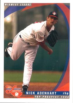 2006 Grandstand Midwest League Top Prospects #NNO Nick Adenhart Front
