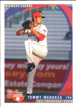 2006 Grandstand Midwest League Top Prospects #NNO Tommy Mendoza Front