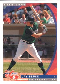 2006 Grandstand Midwest League Top Prospects #NNO Jay Bruce Front
