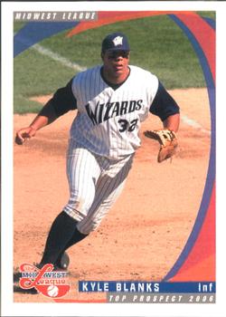 2006 Grandstand Midwest League Top Prospects #NNO Kyle Blanks Front