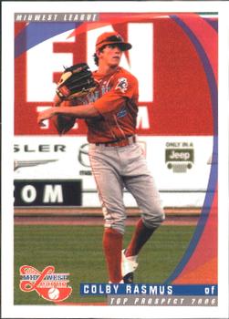 2006 Grandstand Midwest League Top Prospects #NNO Colby Rasmus Front